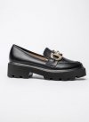 Damskie Mokasyny ELEGANZE BLACK