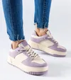 Fioletowe sneakersy na platformie Crim