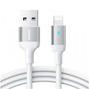 Kabel przewód do iPhone A10 Series USB - Lightning 2.4A 1.2m biały