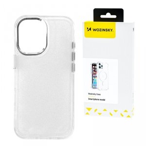 Etui pokrowiec na Samsung Galaxy S25 Glitter Case - przezroczyste z brokatem