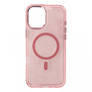 Etui pokrowiec na Samsung Galaxy S26 Glitter Case MagSafe - różowy