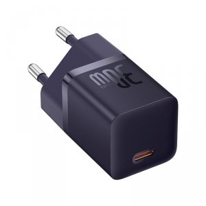 Ładowarka sieciowa USB-C GaN5 30W EU - fioletowa