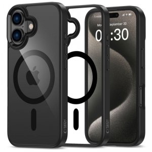 Etui pokrowiec case na iPhone 16 MagMat MagSafe - przezroczysty