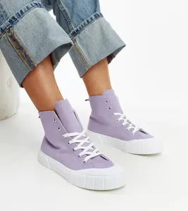 Fioletowe wysokie trampki Vinka