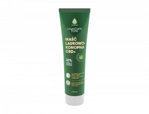 LauroCann Forte maść konopna 20% z CBD i olejem laurowym - LauroCann - 175 ml