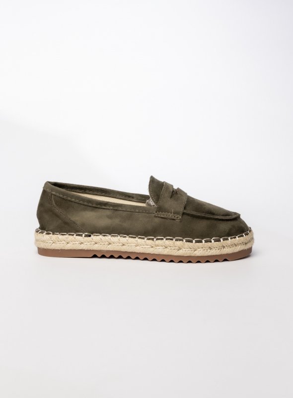 Damskie Mokasyny – Khaki LUMI GREEN