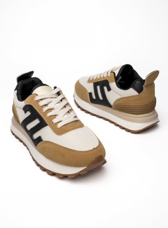 Damskie Sneakersy VENTO – Black/Camel