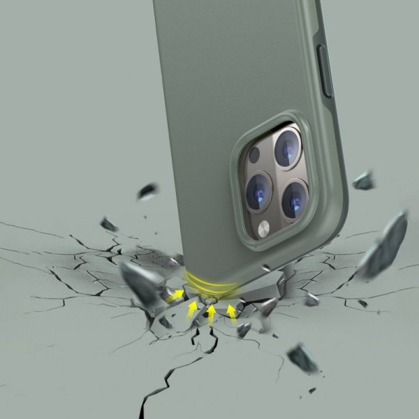 Etui do iPhone 13 Pro Max MFM Anti-drop case zielony