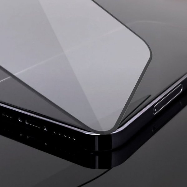 Wytrzymałe szkło hartowane 9H na cały ekran Realme GT Neo 3 z ramką Case Friendly czarny