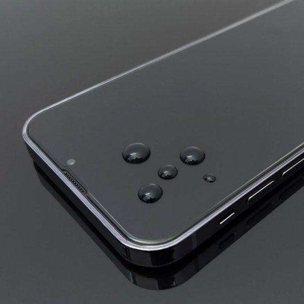 Szkło hartowane Moto G51 na cały ekran z ramką czarny Full Glue