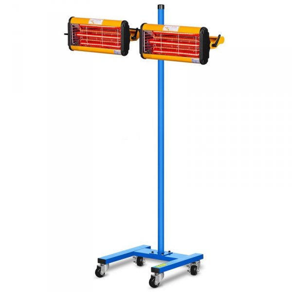 Promiennik ciepła podczerwieni lakierniczny do suszenia farb na statywie 2200W IR-DRYER2000.2