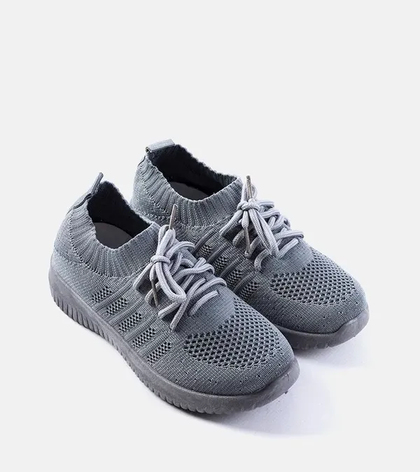 Szare dziecięce sneakersy Omaha
