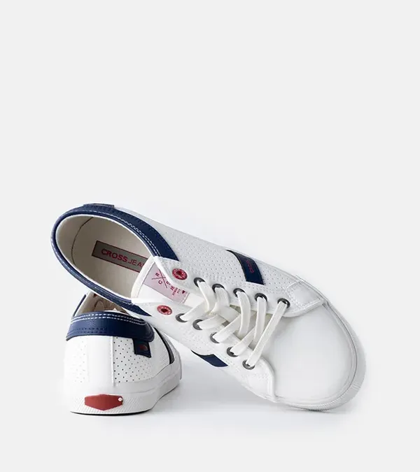 Białe męskie trampki CROSS JEANS