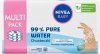 NIVEA Baby Chusteczki  biodegradowalne 99% Pure Water - opakowanie ekonomiczne 3 x 57 sztuk