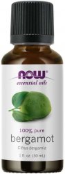 Bergamot Essential Oil, Now Foods, 30ml