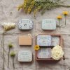 Cedarwood Marseille Soap Bar in Metal Box, Alepia, 100 g