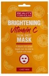 Beauty Formulas Brightening Vitamin C Maska rozjaśniająca na tkaninie z Witaminą C 1szt