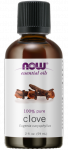 Clove Essential Oil, Now, 59ml