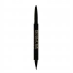 REVOLUTION Awesome Eyeliner Felt and Kohl Dwustronny czarny eyeliner w pisaku