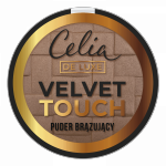 Celia De Luxe Puder w kamieniu brązujący Velvet Touch  nr 105  9g