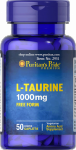 L-Tauryna 1000 mg, Puritan's Pride, 50 tabletek