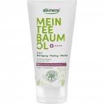 Peeling do Twarzy z Olejkiem z Drzewa Herbacianego, alkmene  Mein Teebaumöl 3in1