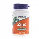 Zinc (Cynk) 50 mg, Now Foods, 100 tabletek