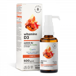 Witamina D3 4000 IU, MCT, Krople, Aura Herbals, 50ml