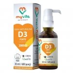 Witamina D3 2000iu w kroplach, Myvita, 30ml