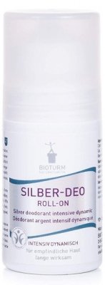 Deodorant with Microsilver, Roll-on INTENSIV dynamic No. 41, BIOTURM 
