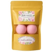 BELLE NATURE Musujące Kule do kąpieli - Wiosenne Kwiaty 1op.-(6x50g) 