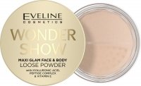 EVELINE Wonder Show Puder sypki rozświetlający do twarzy i ciała - Maxi Glam 6 g 
