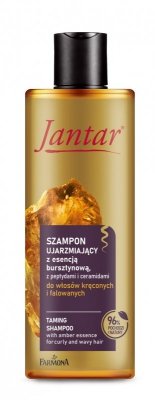 FARMONA Jantar Szampon ujarzmiający z esencją bursztynową do włosów kręconych i falowanych 300 ml 