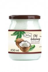 Coconut Oil, Cold-Pressed, Unrefined, Olvita, 450ml