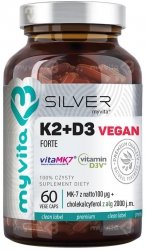Vitamin K2 + D3 VEGAN, MyVita SILVER PURE