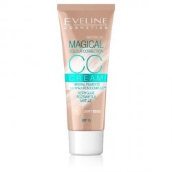 EVELINE Magical Colour Correction CC Multifunkcyjny podkład nr 50 Jasny Beż 30 ml