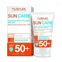 SUN CARE Ochronny krem tonujący SPF 50+ skóra sucha i wrażliwa, Floslek