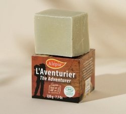 Organic Adventurer's Soap Bar, Alepia, 220 g
