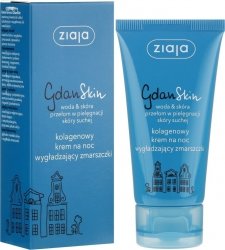 Collagen Night Cream Smoothing Wrinkles, Ziaja GdanSkin