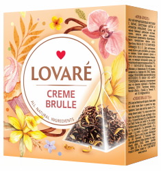 Herbata czarna „Creme Brulee” Lovare (2g х 15 piramidek)