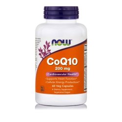 Coenzyme Q10 200 mg, Now Foods, 60 capsules