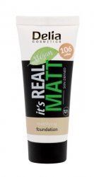DELIA It`s Real Matt Podkład matujący odżywczo-nawilżający 106 Coffee 30 ml