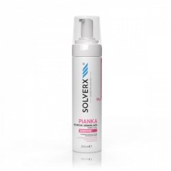 SOLVERX Sensitive Skin Pianka do mycia i demakijażu twarzy i oczu do cery wrażliwej 200ml