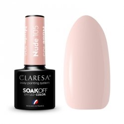 CLARESA Lakier hybrydowy Nude nr 105  5g