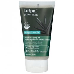 TOŁPA Green Men Żel z peelingiem do mycia twarzy - oczyszczający 150 ml