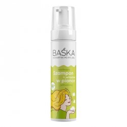 BAŚKA Szampon do włosów nawilżający w piance - jabłuszkowy 200 ml