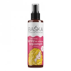 BAŚKA Spray odżywczy do włosów kręconych - różany 200 ml