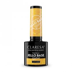 CLARESA Rainbow Jello Base Baza hybrydowa - Yellow 5 g