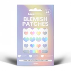 FACE FACTS Blemish Patches Plastry na wypryski - Holographic Hearts  1op.-24szt