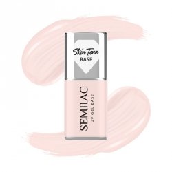 SEMILAC Skin Tone Baza coverowa do lakierów hybrydowych półtransparentna Rose Beige 7 ml
